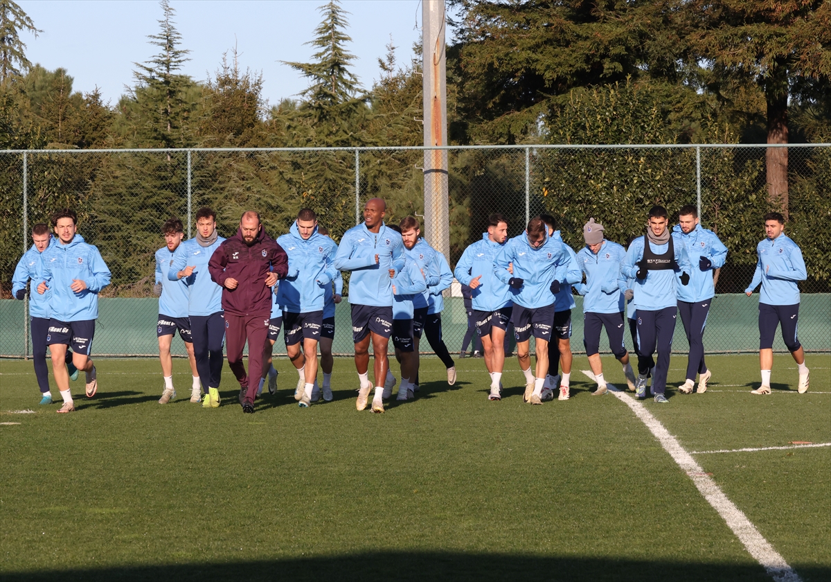 Trabzonspor, Alanyaspor maçının hazırlıklarına devam etti