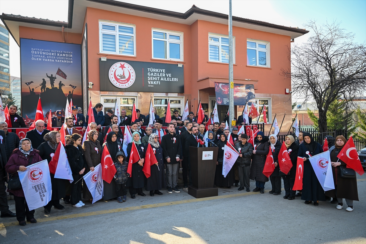 Türkiye Gaziler ve Şehit Aileleri Vakfından “Terörsüz Türkiye” açıklaması