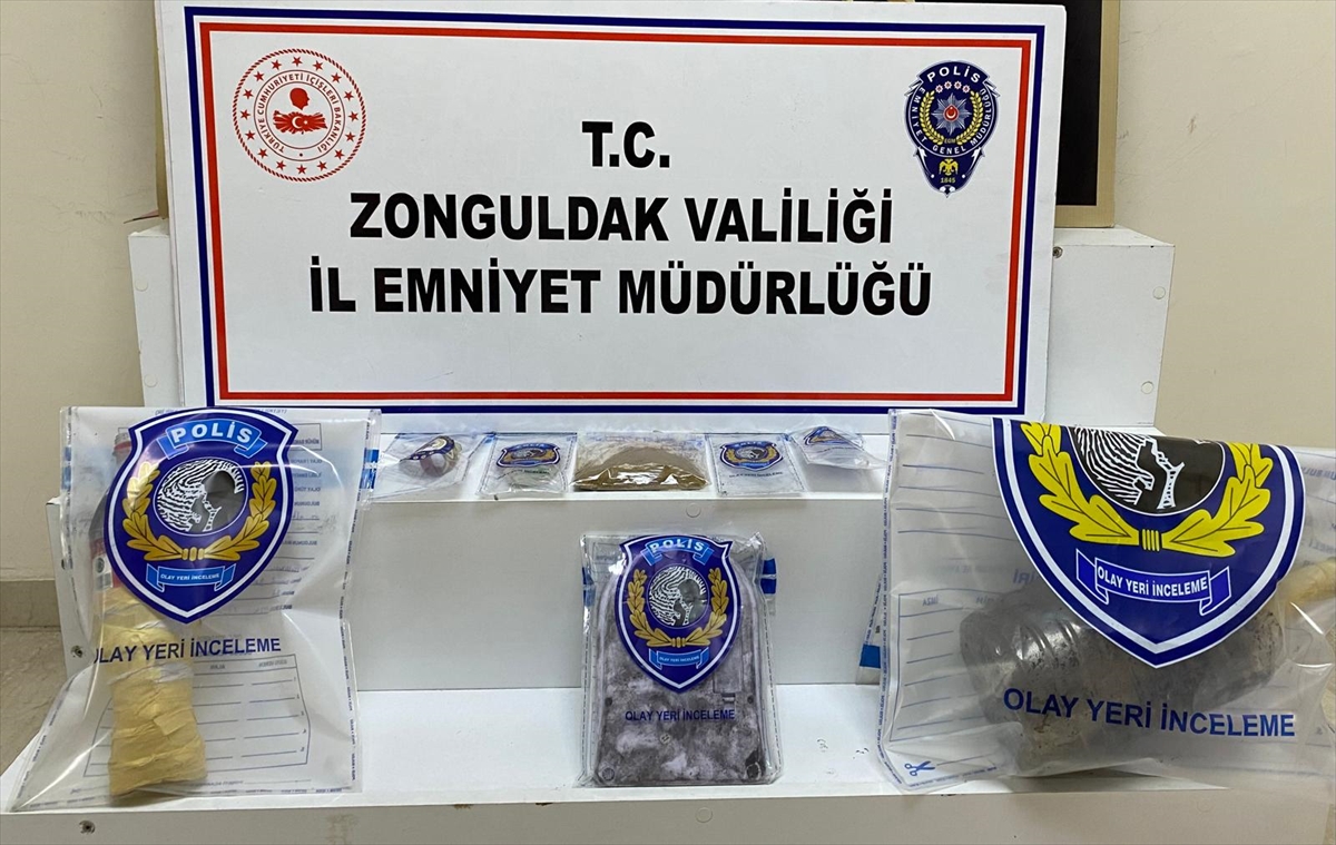 Zonguldak'ta uyuşturucu operasyonunda 4 şüpheli tutuklandı