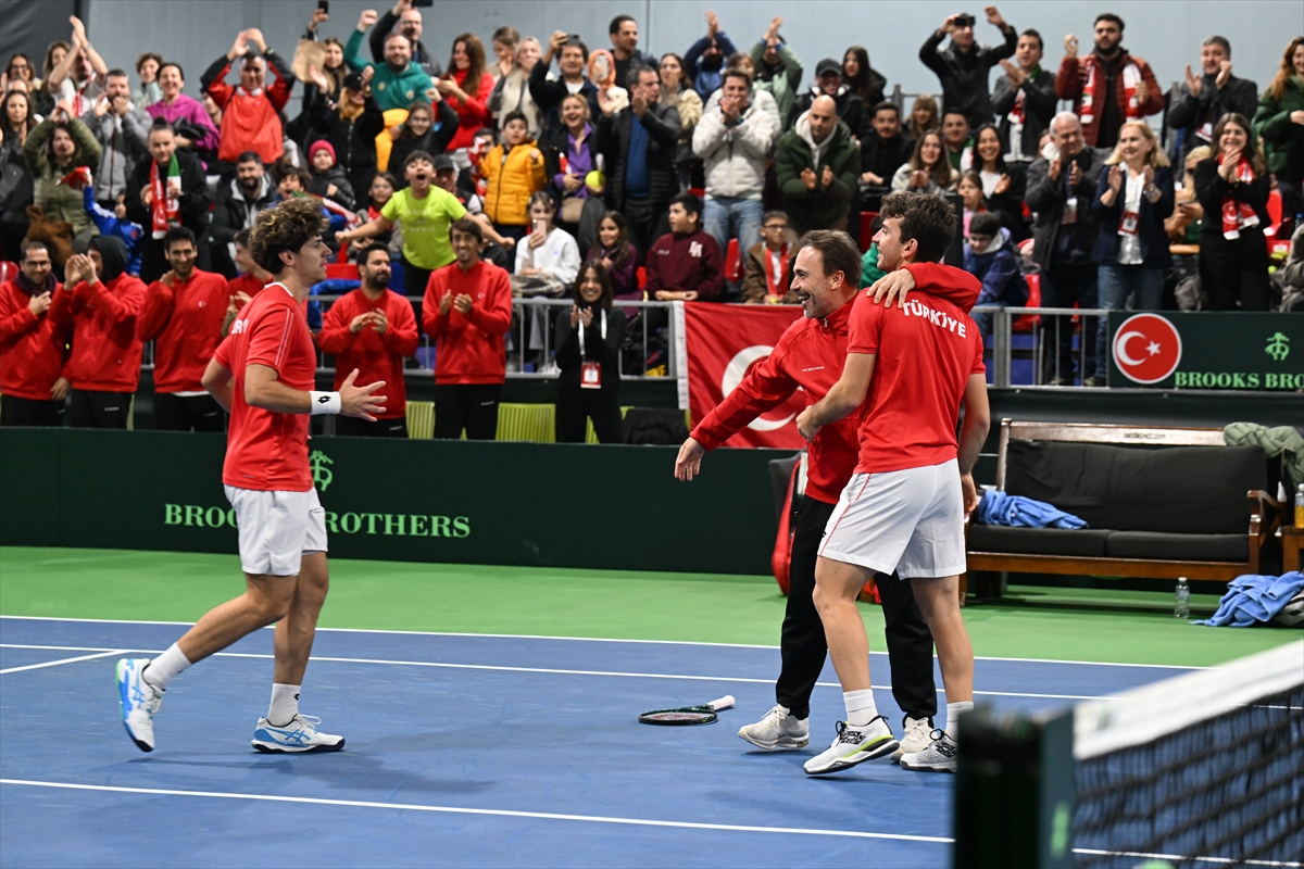 A Milli Erkek Tenis Takımı, Davis Cup Dünya Grubu 1'e yükseldi