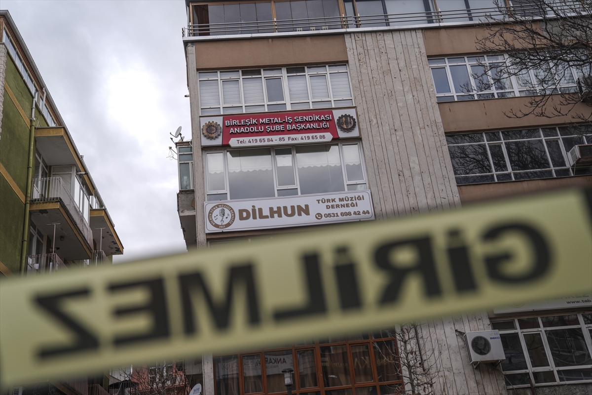 Ankara'da bir sendikanın şube başkanı, tartıştığı şube sekreterini öldürdü