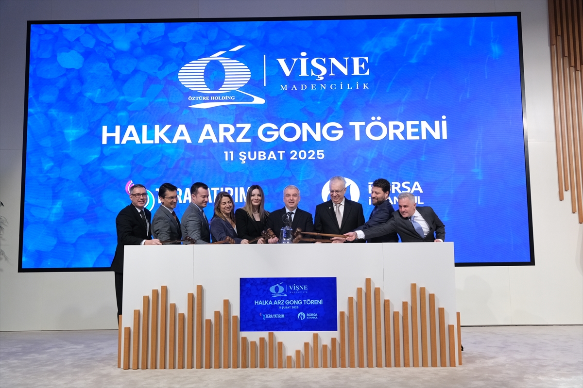 Borsa İstanbul'da gong Vişne Madencilik için çaldı