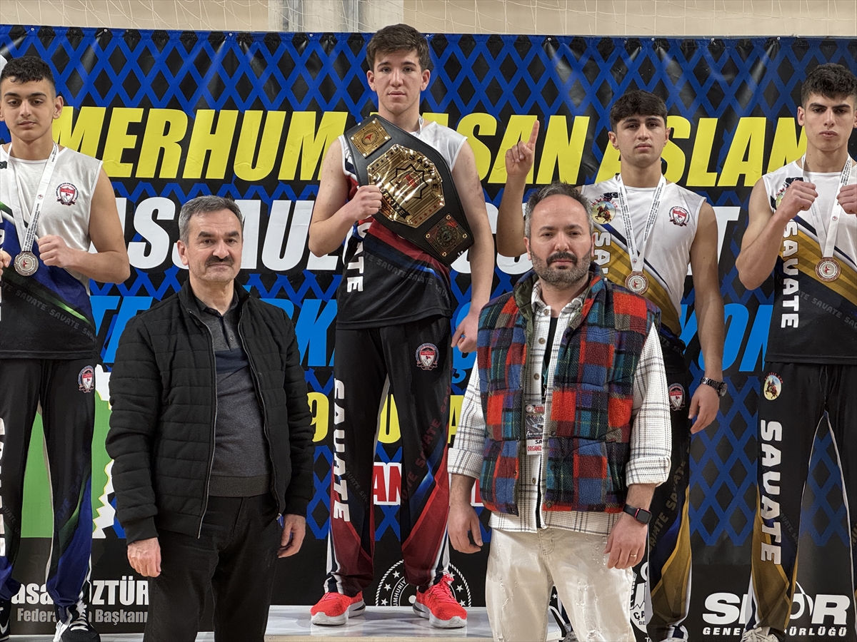 Çankırı'da düzenlenen Hasan Aslan Türkiye Savate Şampiyonası tamamlandı