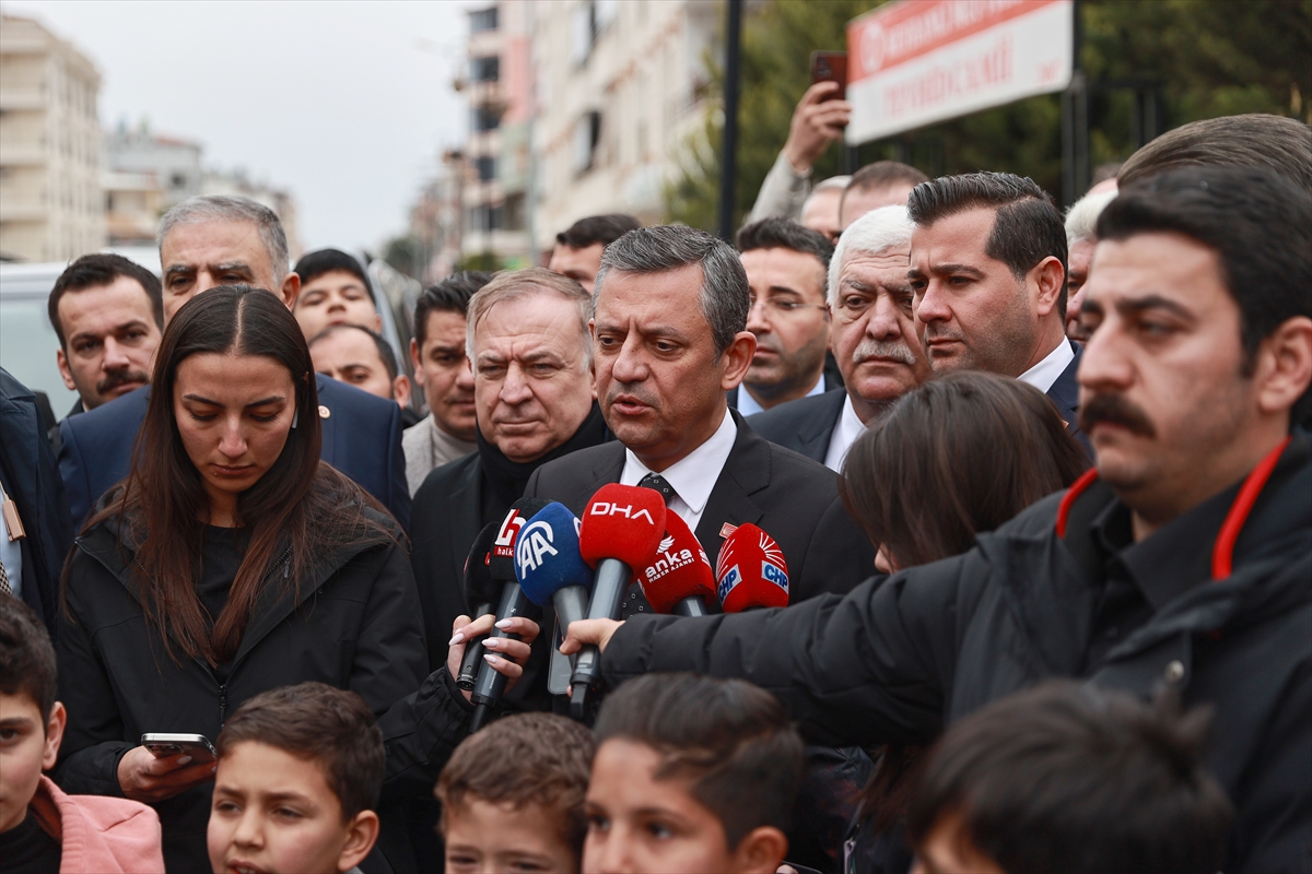 CHP Genel Başkanı Özgür Özel, Hatay'da konuştu: