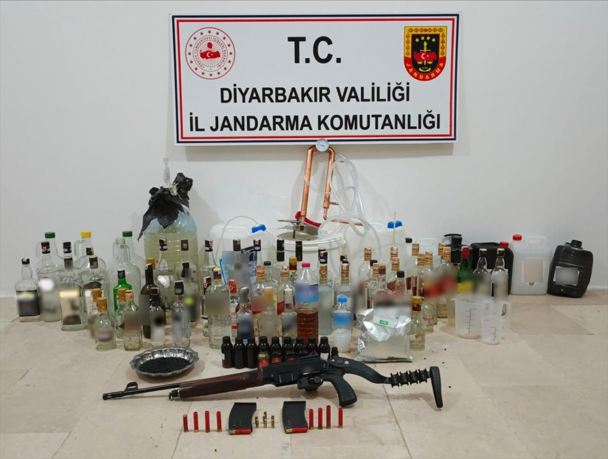 Diyarbakır'da sahte içki operasyonunda 1 şüpheli yakalandı