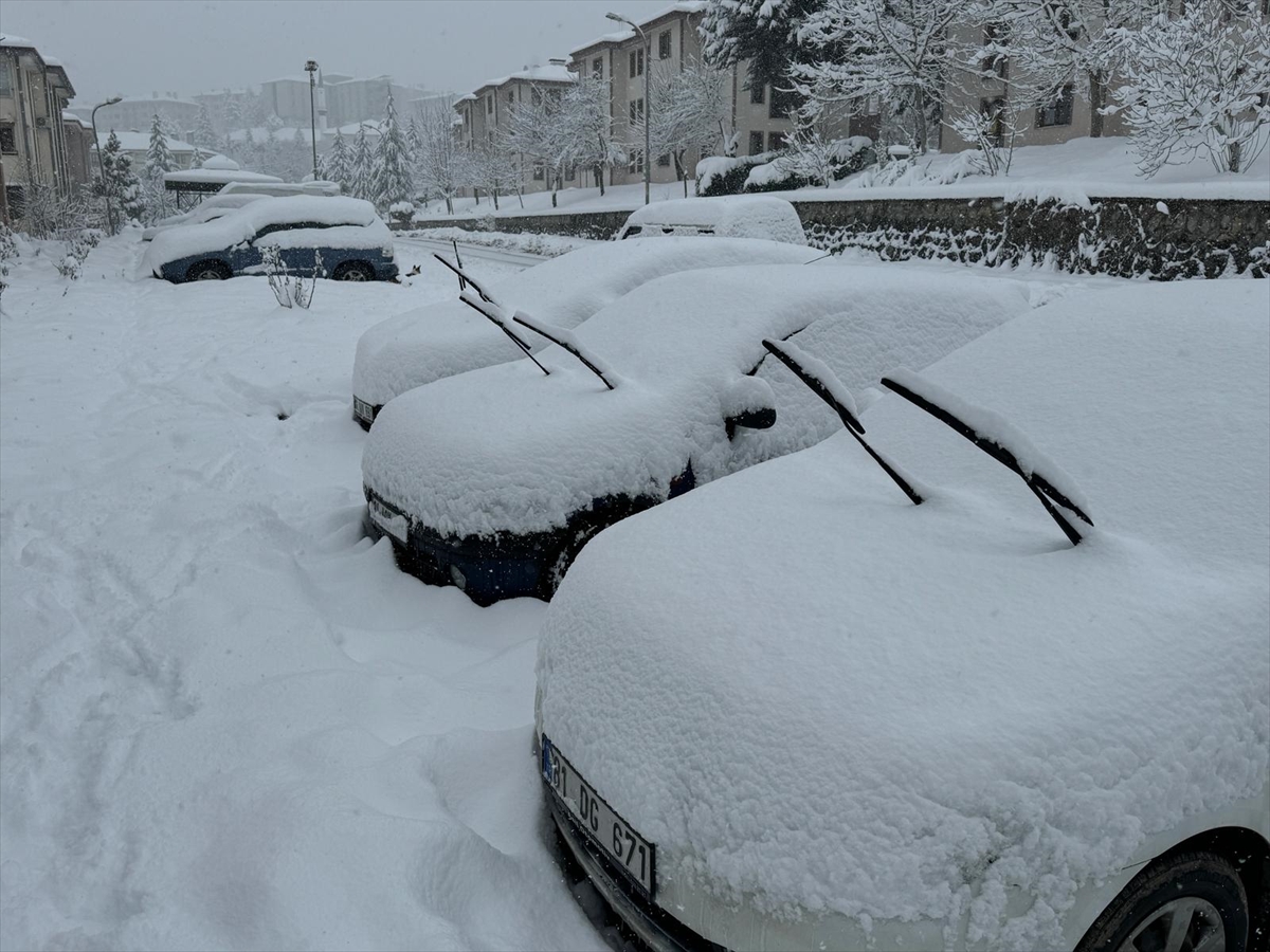 Düzce, Kocaeli ve Sakarya'da kar aralıklarla sürüyor