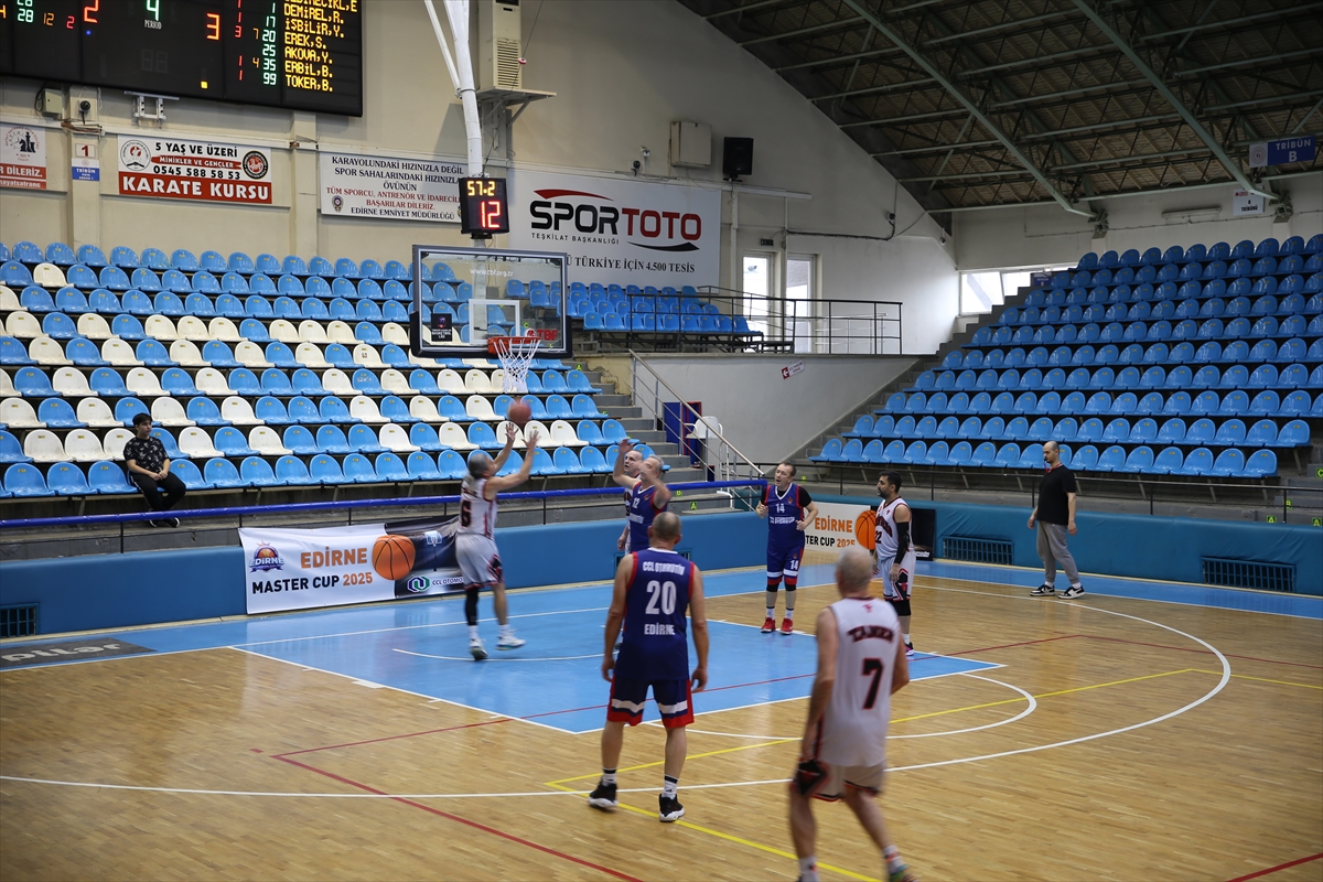 Edirne Uluslararası Veteran Basketbol Turnuvası sona erdi