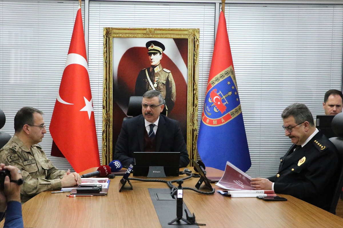 Erzurum'da “Asayiş ve Güvenlik Değerlendirme Toplantısı” yapıldı