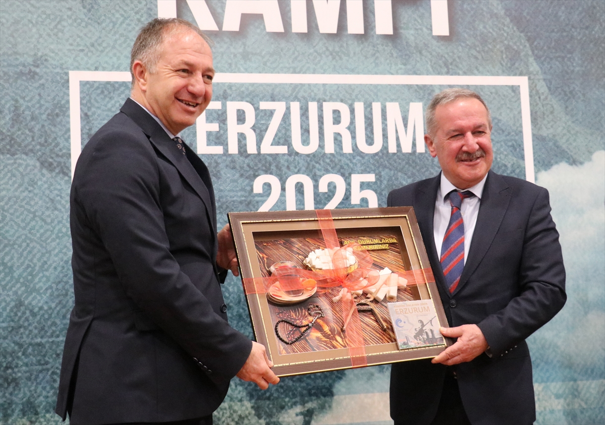 Erzurum'da düzenlenen “Kış Sporları Kampı” başladı