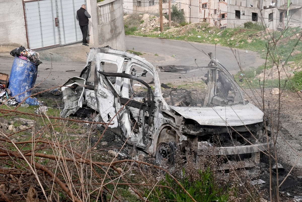 İsrail güçleri, işgal altındaki Cenin'de bir aracı İHA'yla hedef aldı