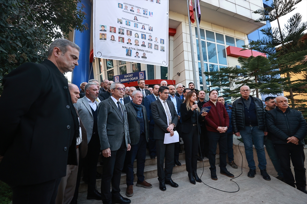 Muhasebeci ve mali müşavirler, depremde kaybettiği meslektaşlarını Hatay'da andı