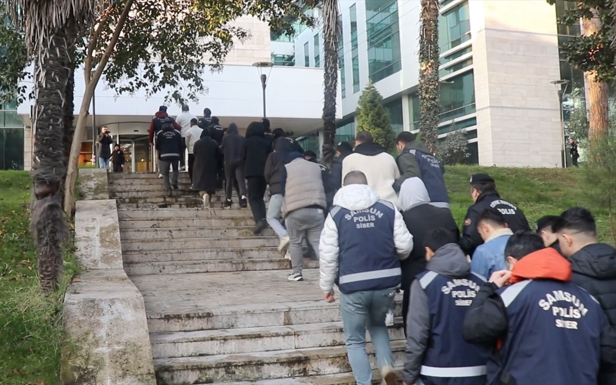 Samsun merkezli yasa dışı bahis operasyonunda 17 zanlı yakalandı