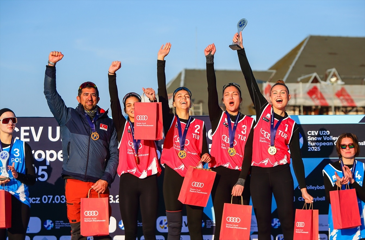 20 Yaş Altı Kadın Kar Voleybolu Milli Takımı, Avrupa şampiyonu oldu