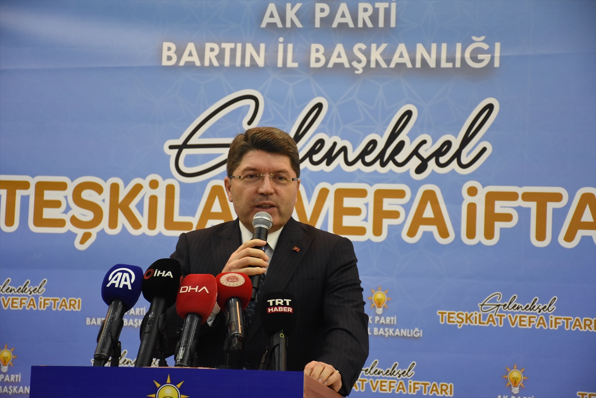 Adalet Bakanı Tunç, Bartın'da iftar programında konuştu: