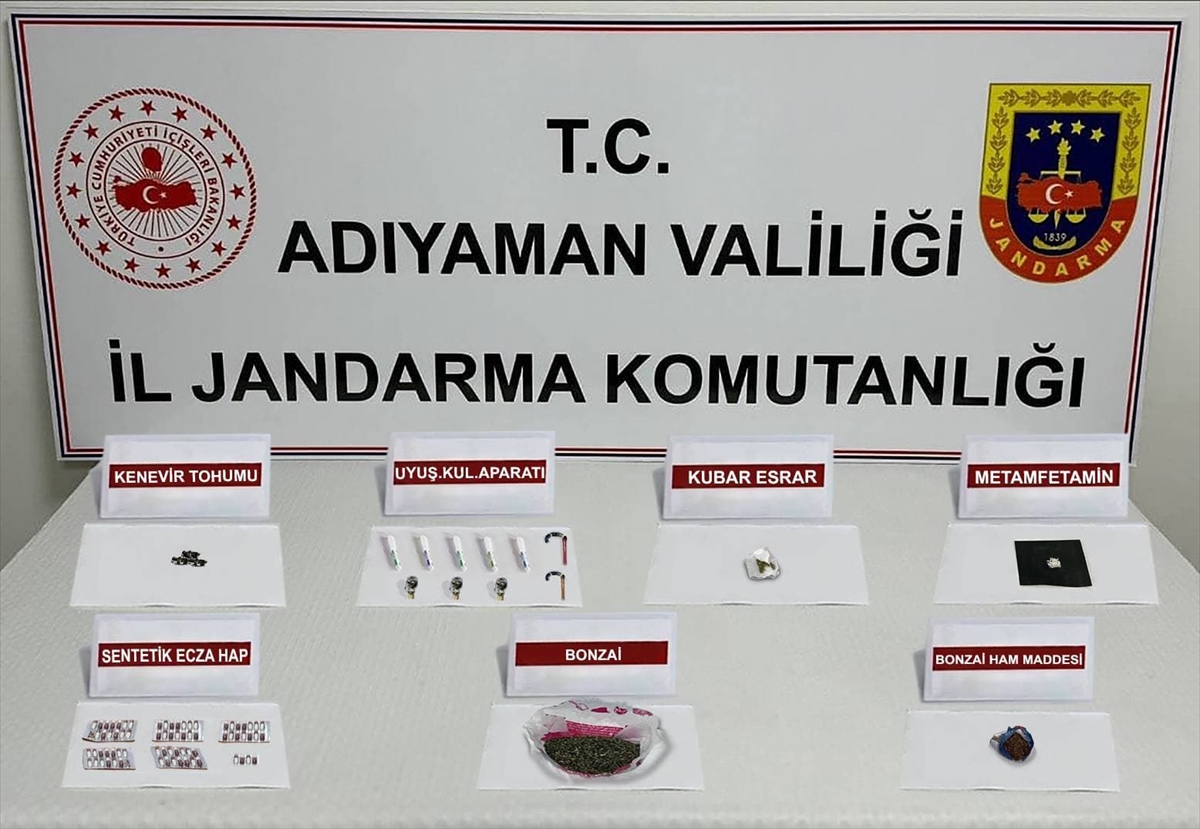 Adıyaman'da uyuşturucu operasyonunda 2 şüpheli tutuklandı