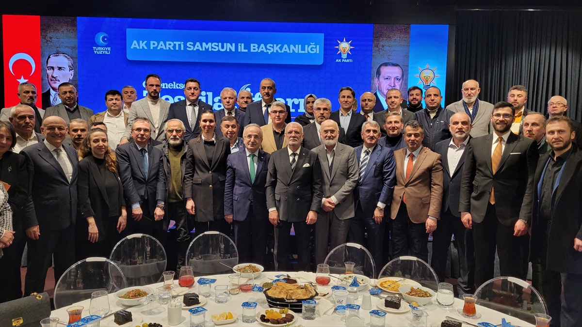 AK Parti Genel Başkanvekili Elitaş, Samsun'da iftarda partililerle buluştu