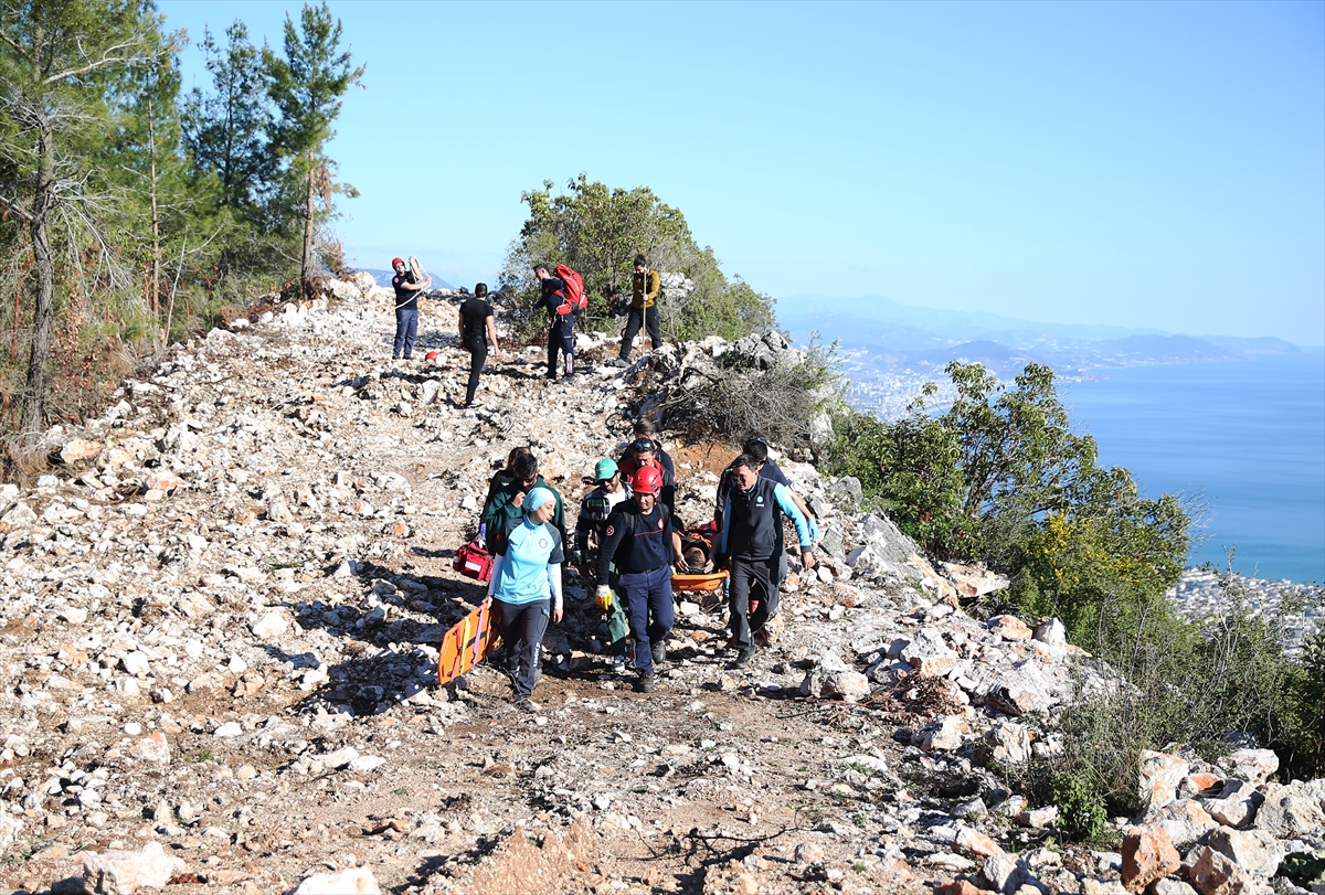 Alanya'da yamaç paraşütü kazasında bir kişi yaralandı