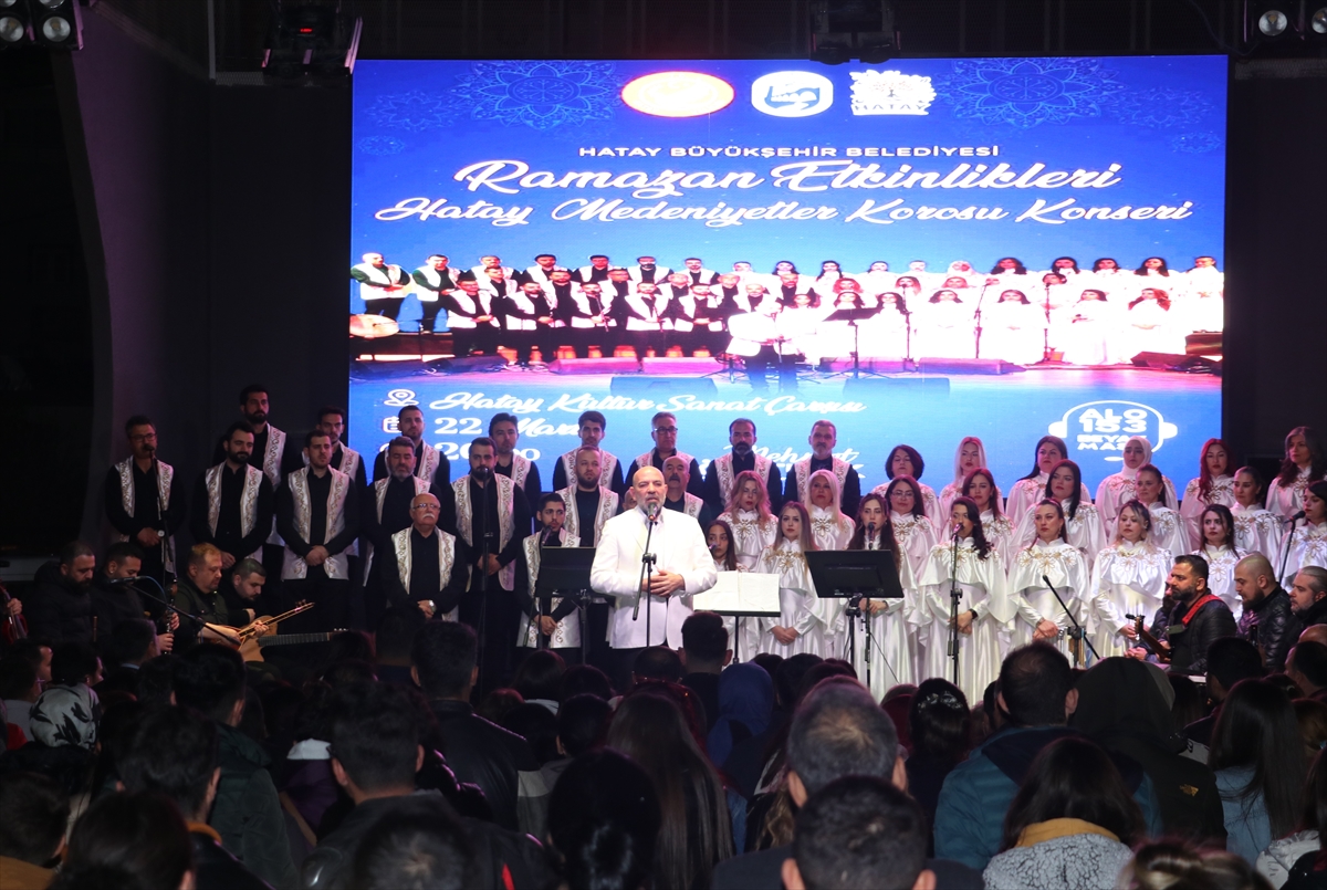 Antakya Medeniyetler Korosu, Hatay'da konser verdi