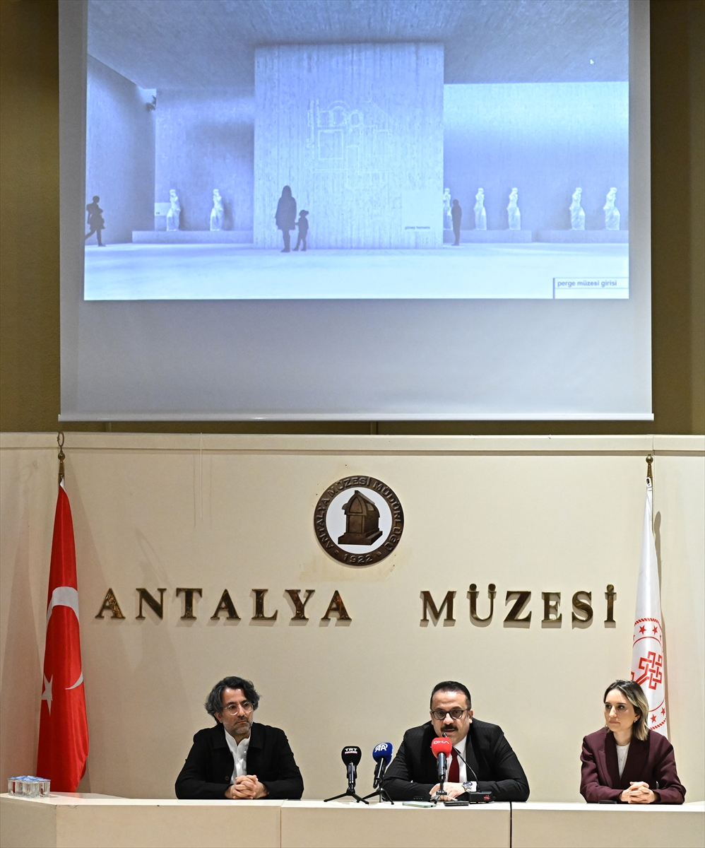 Antalya'ya yapılacak arkeoloji müzesinin projesi tanıtıldı