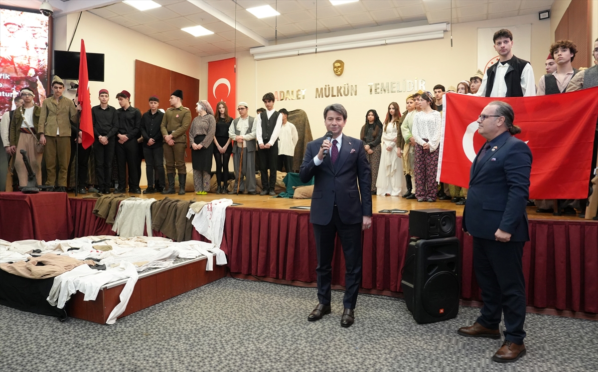 Bakırköy Adliyesi'nde, Çanakkale Deniz Zaferi'nin 110. yılı dolayısıyla tören düzenlendi