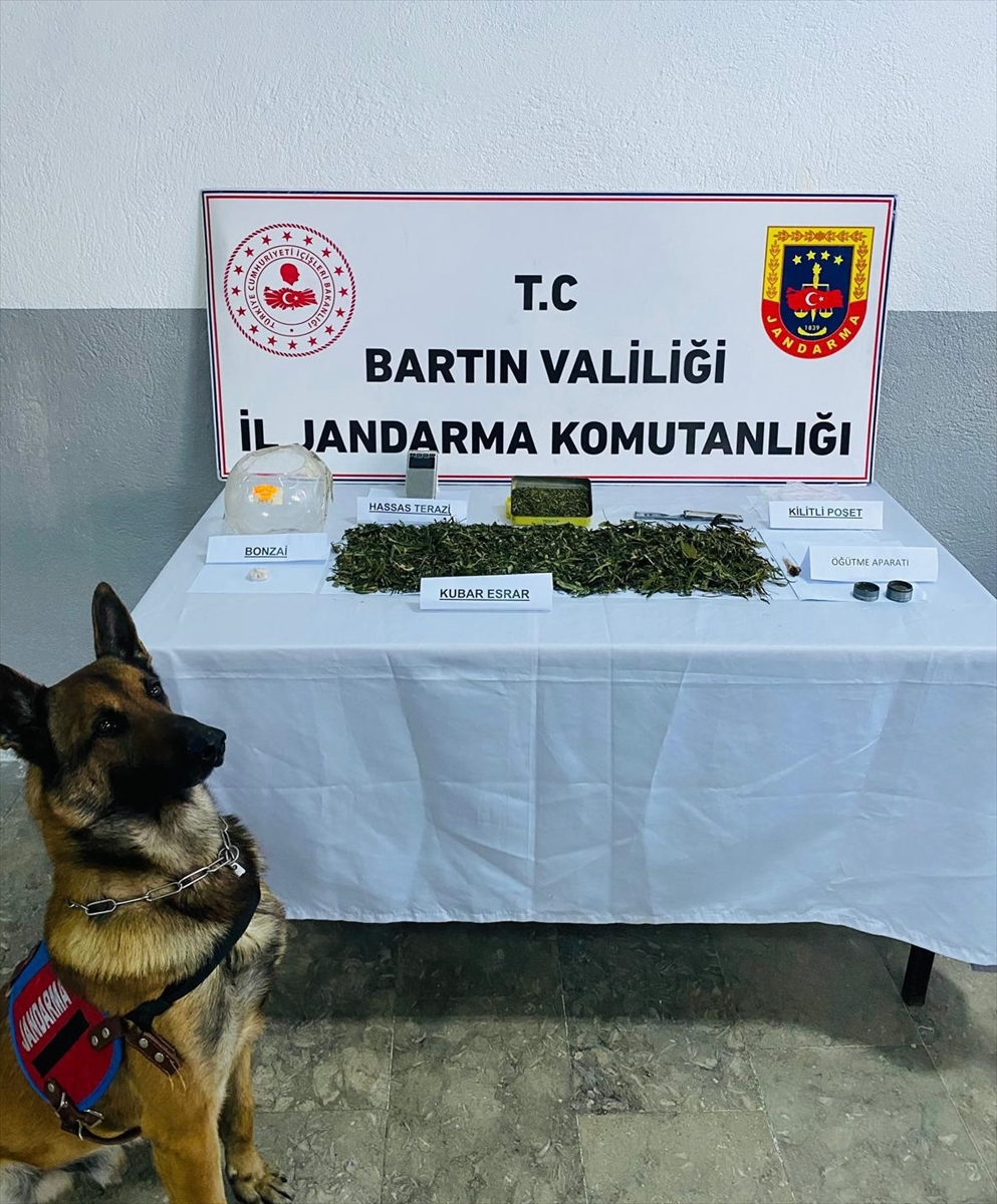 Bartın'da uyuşturucu ticareti yaptıkları iddiasıyla yakalanan 2 zanlı tutuklandı