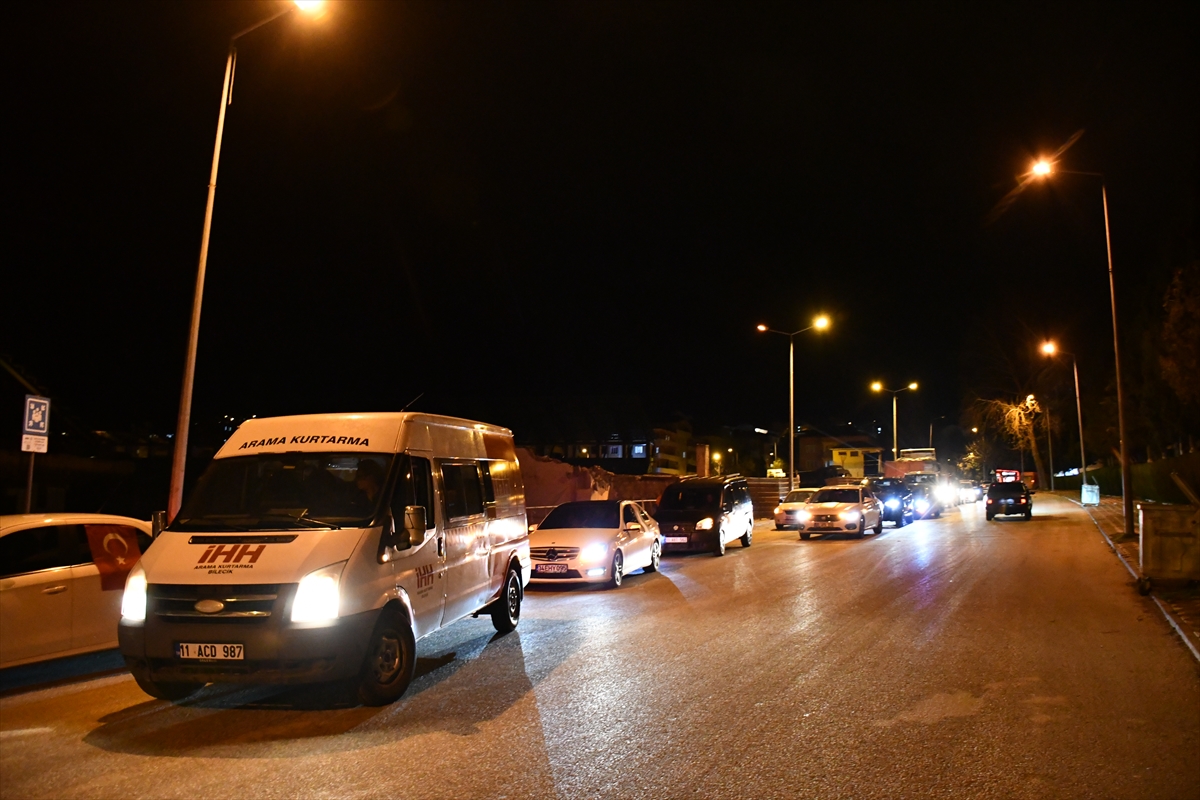 Bilecik'te “Gazze'ye destek konvoyu” oluşturuldu