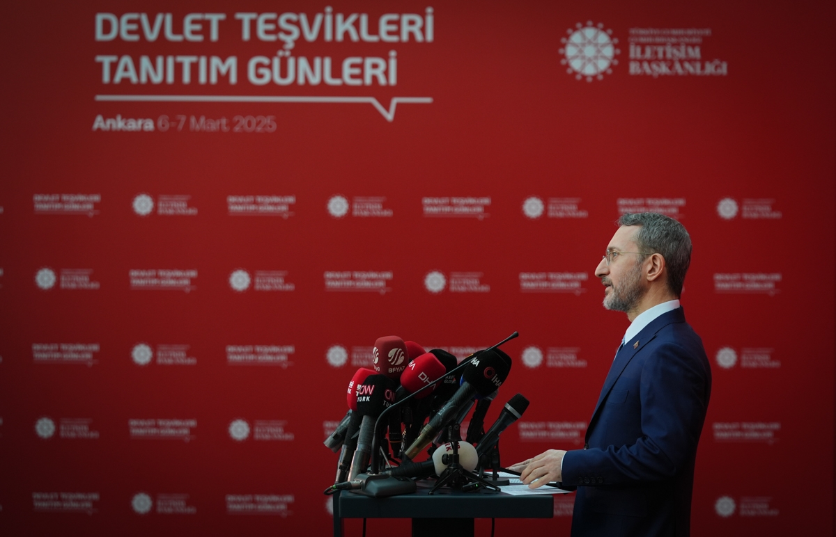 Cumhurbaşkanlığı İletişim Başkanı Altun, “Devlet Teşvikleri Tanıtım Günleri Fuarı” programında konuştu: