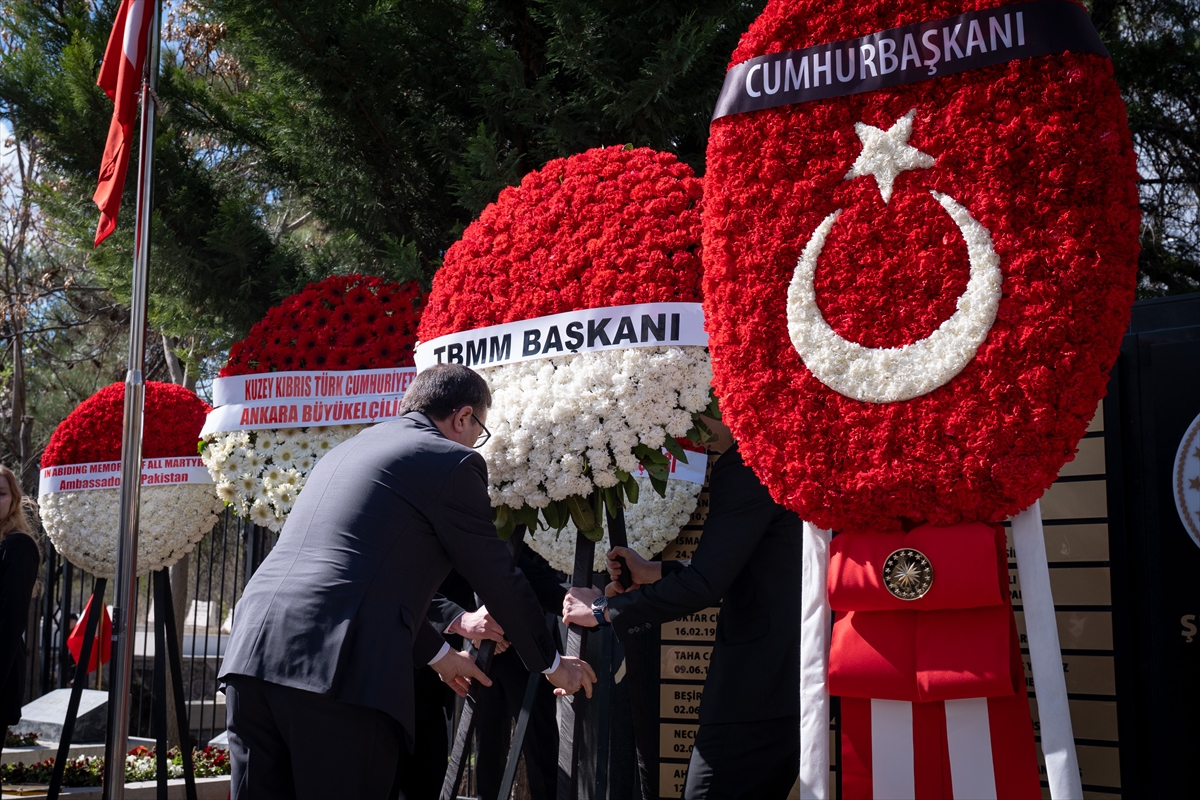 Dışişleri şehitleri için Ankara'da anma töreni düzenlendi