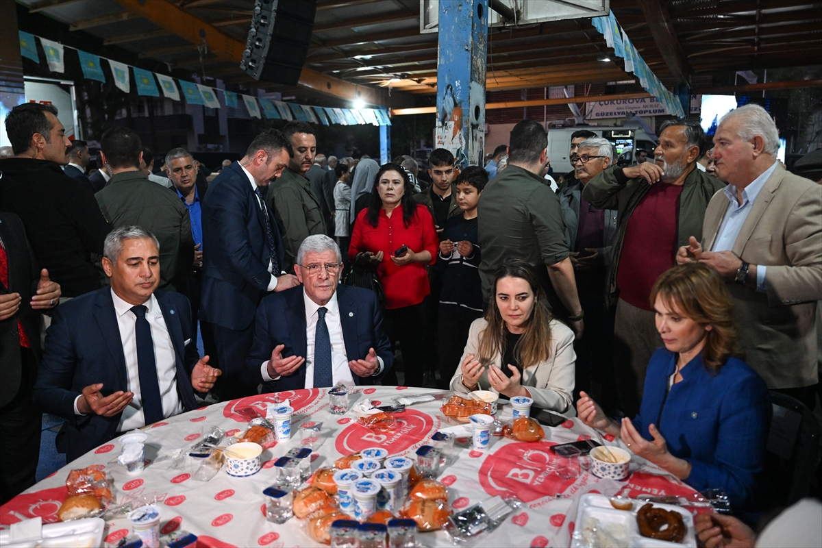 İYİ Parti Genel Başkanı Dervişoğlu Adana'da iftar programına katıldı