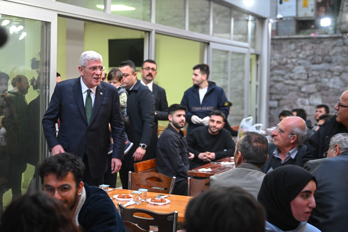 İYİ Parti Genel Başkanı Dervişoğlu, Ankara'da iftar programına katıldı