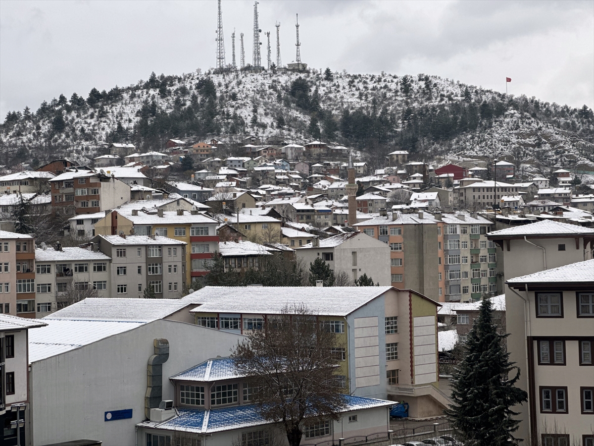 Kastamonu'da kar yağışı etkili oldu