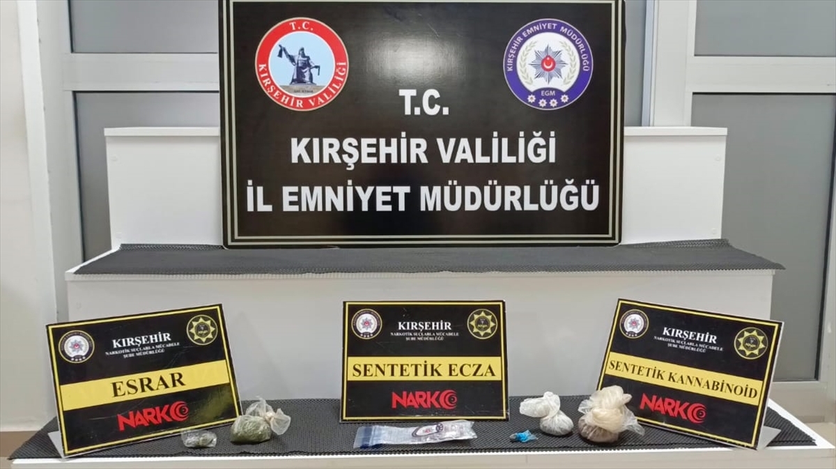 Kırşehir'de uyuşturucu operasyonunda yakalanan 7 şüpheli tutuklandı