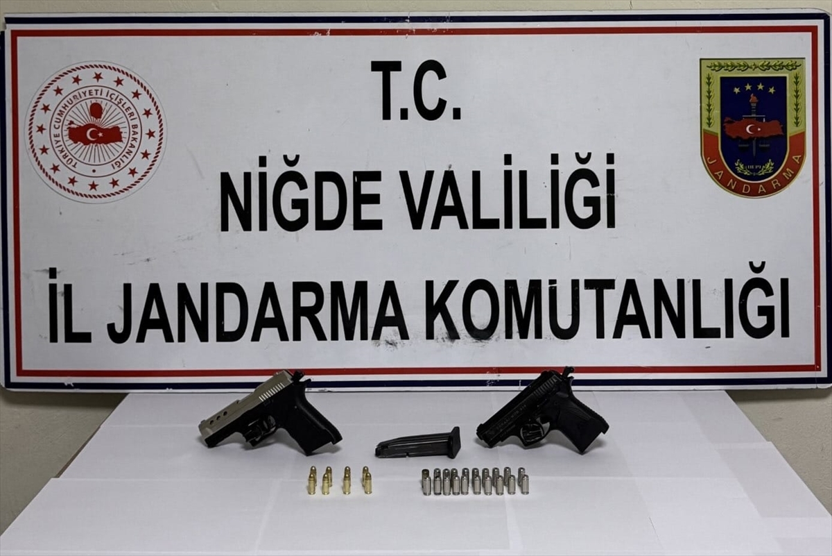 Niğde'de yasa dışı silah ticareti operasyonunda 1 şüpheli yakalandı