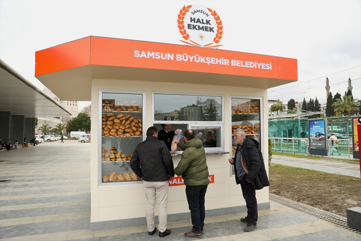 Samsun Büyükşehir Belediyesi “Halk Ekmek” noktalarını hizmete açtı