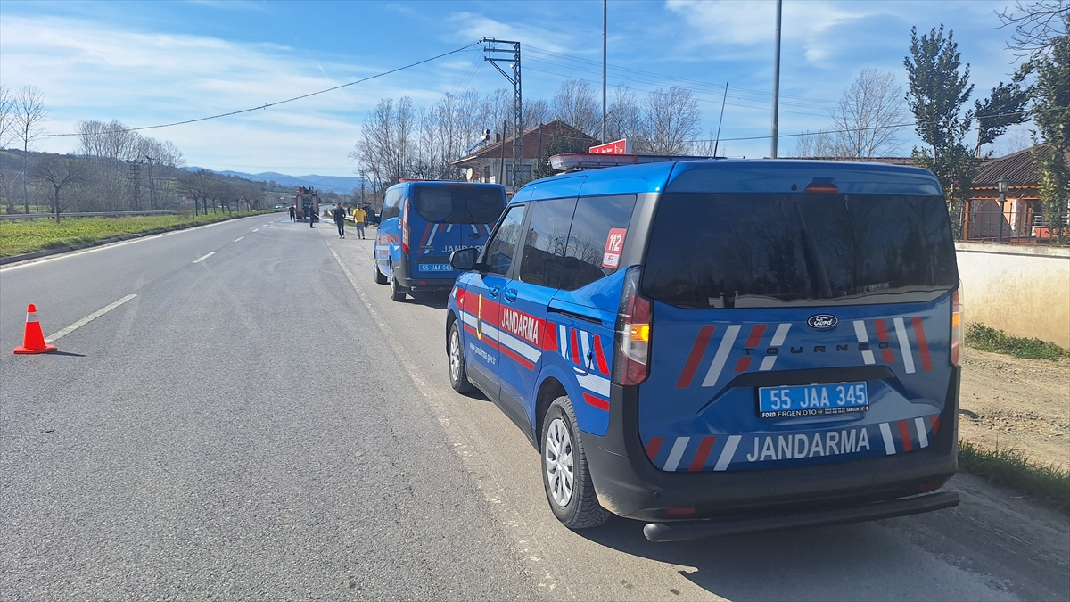 Samsun'da minibüsün çarptığı elektrikli bisikletteki sürücü öldü