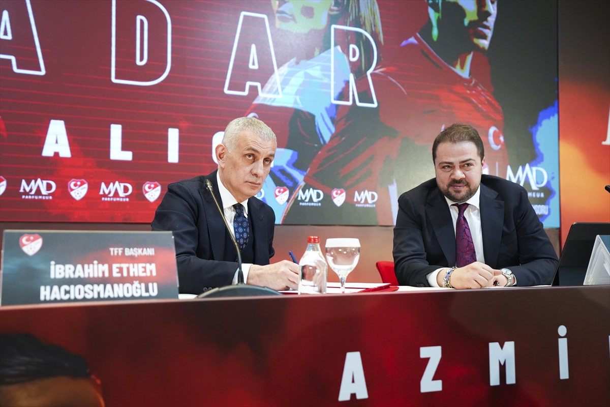 TFF ile MAD Parfumeur firması arasında iş birliği anlaşması yapıldı