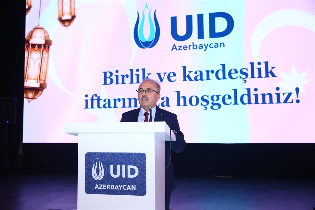 Uluslararası Demokratlar Birliği, Bakü'de iftar programı düzenledi