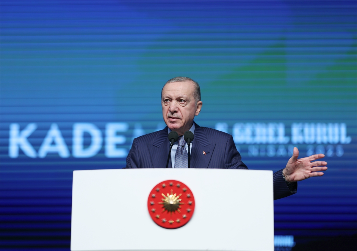 Cumhurbaşkanı Erdoğan, KADEM 5. Olağan Genel Kurulu'nda konuştu: (1)