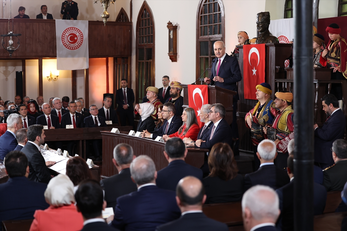 TBMM'nin açılışının 105. yıl dönümü dolayısıyla Birinci Meclis'te anma töreni düzenlendi